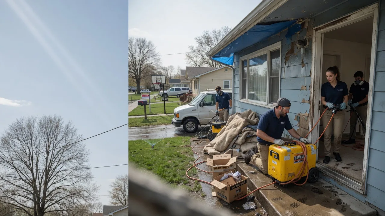 Basement Flood Cleanup in Kirkwood, IL near me